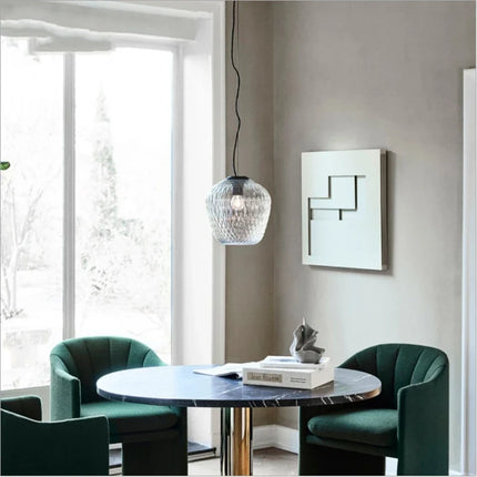 Suspension rétro nordique en verre pour intérieur — LZ4X9Q2M