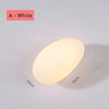 Applique murale LED design nordique forme galet pour chambre et escalier — LZ4X9P2