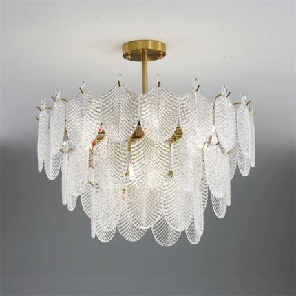 Lustre en verre pour décoration intérieure élégante et moderne — LZ4X9P