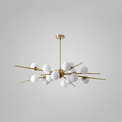 Lustre LED suspension boule en verre style nordique pour bar café — LZ4X9P2