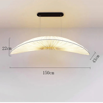 Lustre suspension en tissu marin style voilier de luxe — LZ4X9T