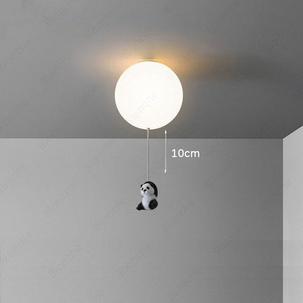 Plafonnier LED enfant avec motifs ballon et panda Otto — LZ4X9T2