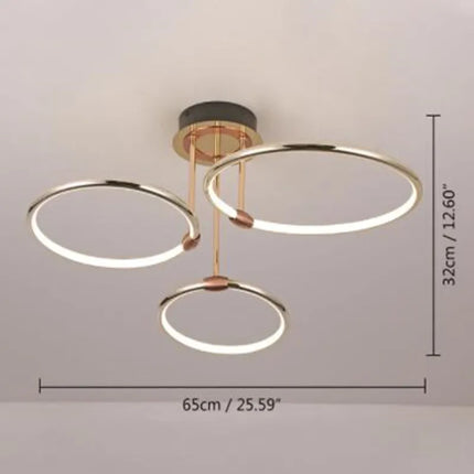 Lustre circulaire luxueux pour éclairage intérieur moderne — LZ4X9P2