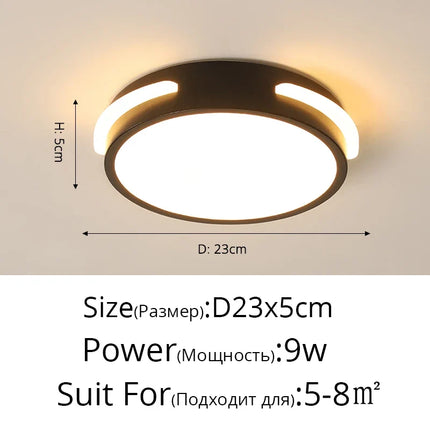 Lustre LED mince en acrylique pour décoration intérieure — LZ4XJ9