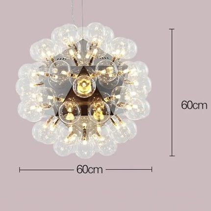 Suspension boule en verre au design nordique moderne pour intérieur — LZ4X9M