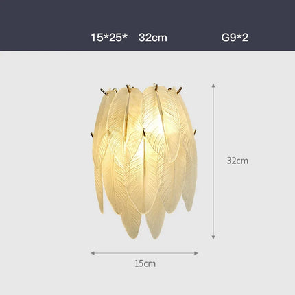 LED moderne verre blanc plume d'oie or argent Lustre éclairage Lustre lampes suspendues Suspension Luminaire Lampen pour Foyer