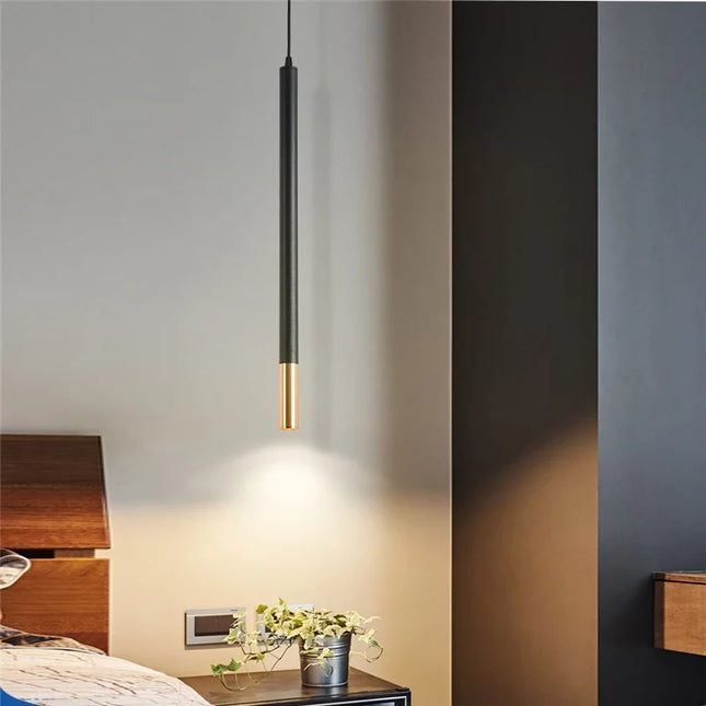 lampe de chevet suspendue led lustre unique décoration intérieure