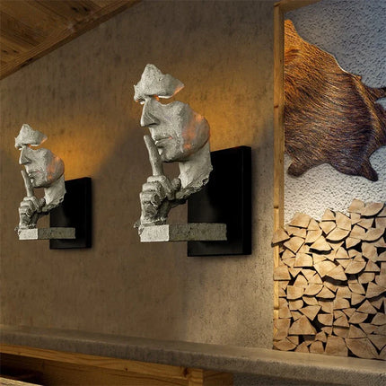 Applique murale rétro style loft avec éclairage LED intégré — LZ4T9X