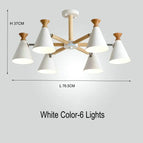 6 lumières Blanc