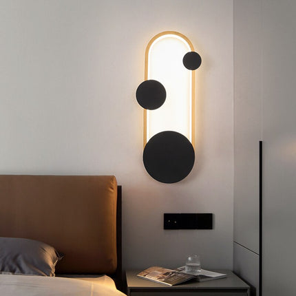 Applique murale LED moderne à forme arrondie — LZ4G7XQ