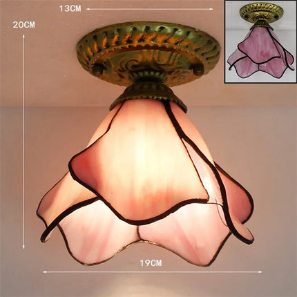 Plafonnier LED moderne en verre avec ampoule 7W E27 — LZ4X9Q2