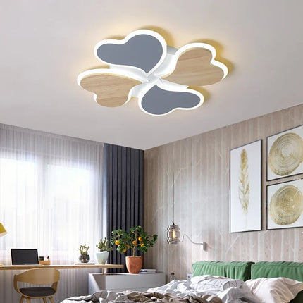 Plafonnier LED forme trèfle à quatre feuilles pour éclairage intérieur — LZ4Q9T