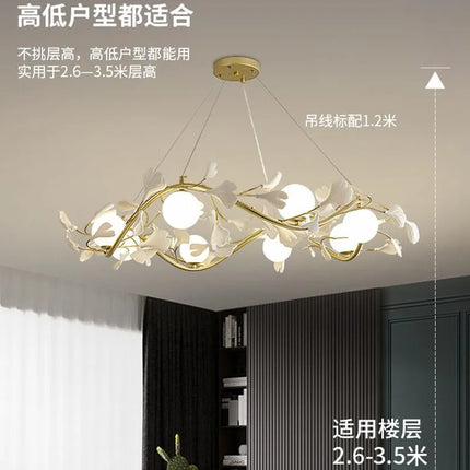 Lustre en verre design nordique pour intérieur moderne — LZ4X9P2