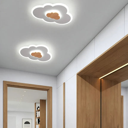 Plafonnier LED en bois à motif dessin animé pour enfants — LZ4X9T