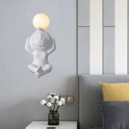 Applique murale LED singe avec variateur pour éclairage intérieur — LZ4X9P