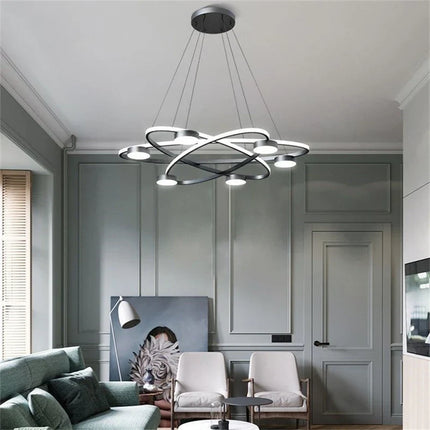 Suspension LED nordique en acrylique au design post-moderne — LZ4XJ9