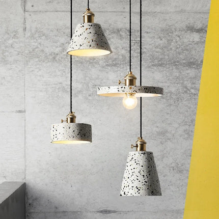 Suspension élégante en ciment pour un éclairage moderne — LZ3X9V