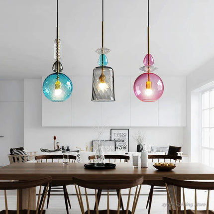 Suspension en verre au design moderne pour décoration intérieure — LZ4X9P