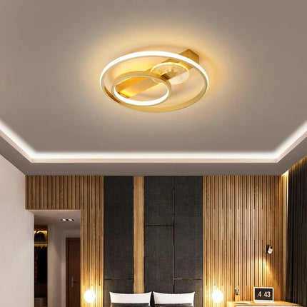 Plafonnier LED rond ultra fin pour intérieur design maison — LZ4G7XQ