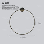 Connexion 100CM-36W / Lumière blanche / Noir