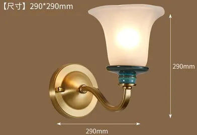 Lustre suspension en céramique et cuivre au design moderne épuré — LZ4X9J