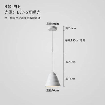 suspension décorative nordique pour éclairage créatif intérieur