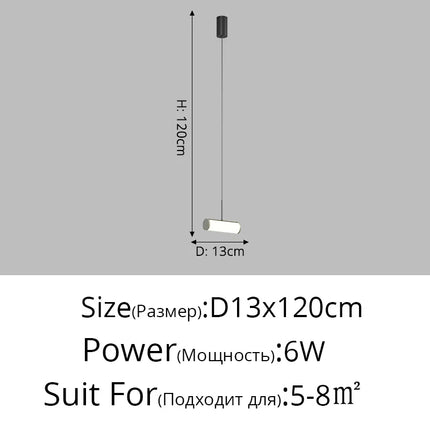 Suspension de chevet minimaliste petit lustre moderne — LZ4X9P