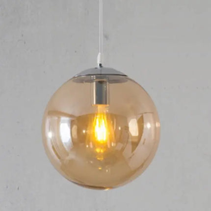 boule de verre suspension lumières rétro loft industriel led suspension