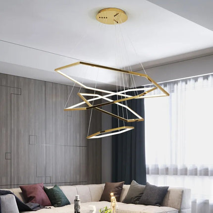 Suspension hexagonale multi-niveaux design — LZ4X9P2