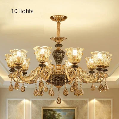 Lustre en cristal de luxe pour ambiance minimaliste — LZ4XQ9