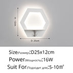 Pentagone blanc 16W / Blanc froid (5 500-7 000 K).