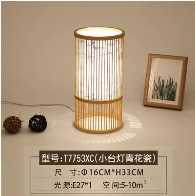 Lampadaire japonais moderne en bambou fait main — LZ4X9Q2N