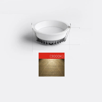 Spot LED encastré rond pour éclairage intérieur — LZ4X9P2
