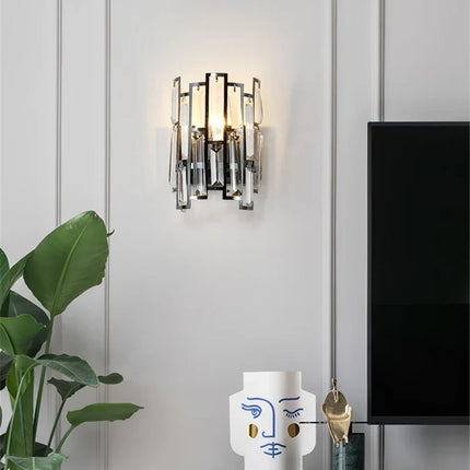 Applique murale moderne en cristal pour décoration intérieure élégante — LZ4X9T2