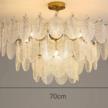 Lustre en verre pour décoration intérieure élégante et moderne — LZ4X9P