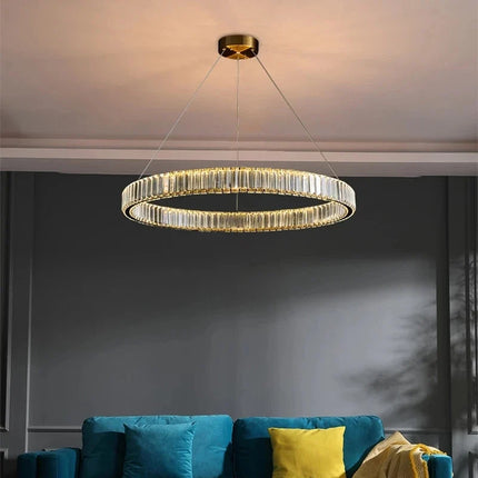 Lustre moderne en cristal élégant et raffiné haut de gamme — LZ4P9X