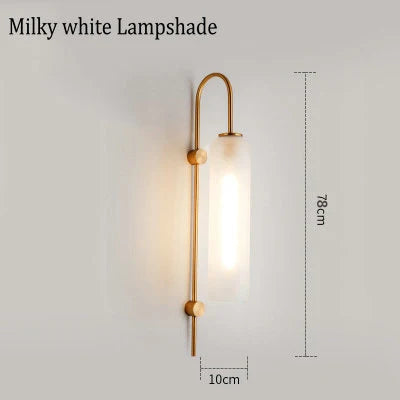 Applique murale en verre fumé polyvalente — LZ4X9T2