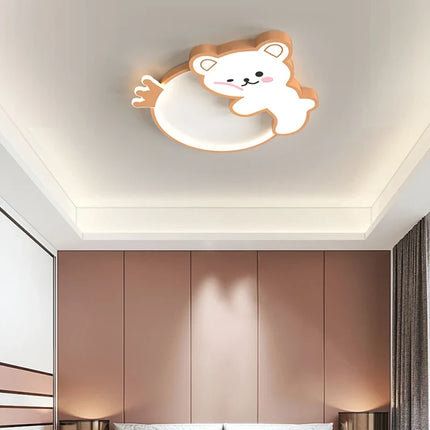 Plafonnier enfant design ours mignon pour décoration intérieure — LZ4N7Q2