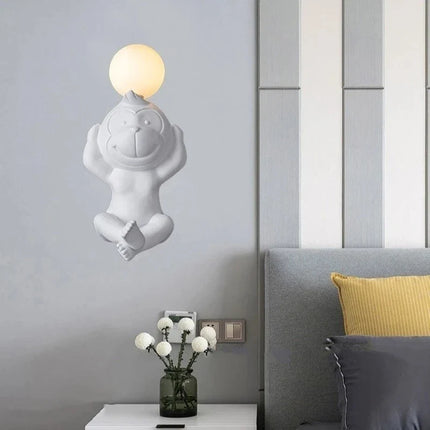 Applique murale LED singe avec variateur pour éclairage intérieur — LZ4X9P