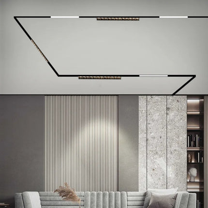 Spot magnétique moderne intégré pour rails d’éclairage — LZ4P9XQ