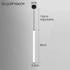 D3.2CM H60CM / Lumière blanche