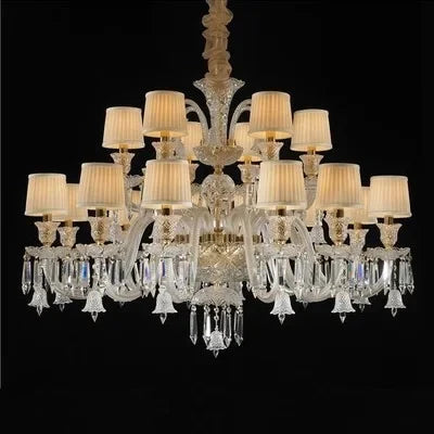 Lustre en cristal européen pour décoration moderne et élégante — LZ4X9Q