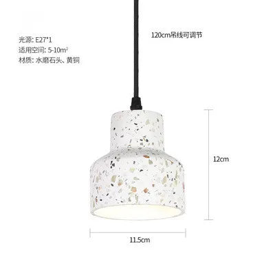 Suspension industrielle en ciment pour table et bar — LZ4X9Q2