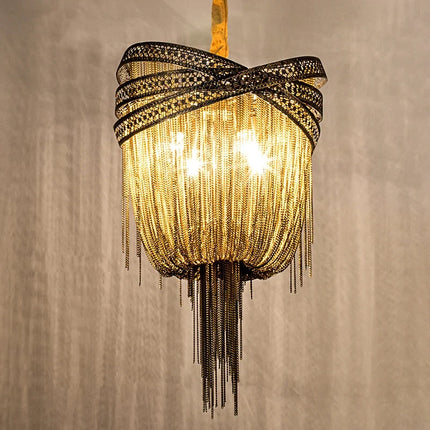 Lustre LED industriel en aluminium à pampilles — LZ4X9P2