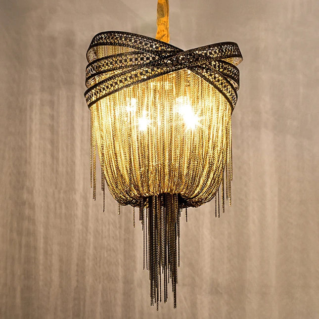 Lustre LED industriel en aluminium à pampilles — LZ4X9P2