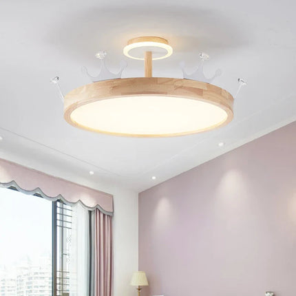 Lustre nordique créatif en forme de couronne oiseau pour chambre enfant — LZ4B7X9