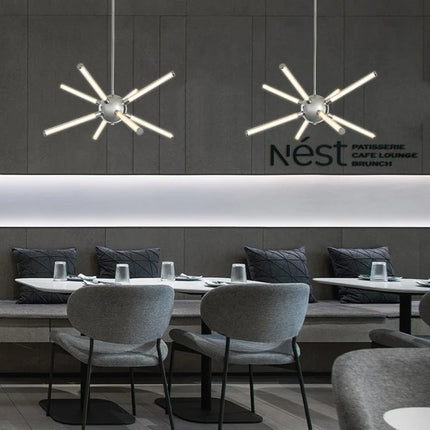 Suspension moderne en aluminium pour bar et cuisine intérieure — LZ4X9M
