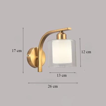 Applique murale en verre style art déco pour intérieur luxueux — LZ4G7XQ