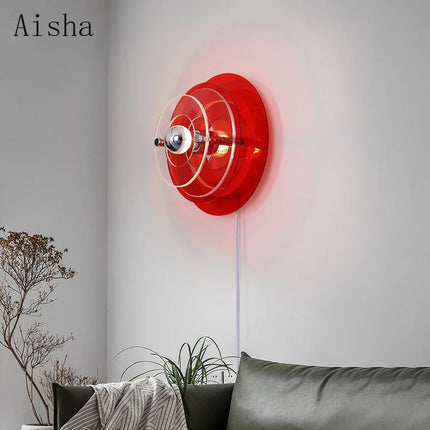 Applique murale rétro UFO en acrylique coloré avec LED intégrée — LZ4N7D