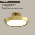 Or / 30 cm / Lumière modifiable